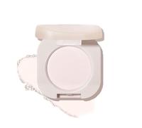 Moonlight White Matte Single Eyeshadow, Milk White Pressed Fine Powder Eyeshadow Smooth & Blendable Texture, Highly Pigmented Lightweight Natural Eye Makeup for Brightening