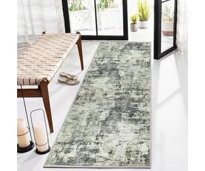 MOONLIGHT20015 Bedside Rugs for Bedroom Non Slip - Machine Washable Area Rugs Living Room Plush Carpet Hallway Runner Modern Soft Fluffy Cashmere Low Pile Rug for Kids Room (Frost, 60 x 220 cm)