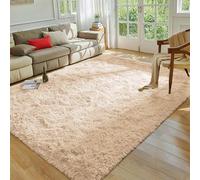 MOONLIGHT20015 Rugs Living Room Large 160x230 CM - Beige Fluffy Area Rugs for Bedroom - Modern Super Soft Large Thick Pile Non Slip Non-Shedding Shaggy Rug