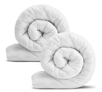 MOONLIGHT20015 Super King Duvet 10.5 Tog Pack of 2 Anti Allergy Soft Hollowfibre Filling Smooth & Skin Friendly Duvets for All Seasons - UK Made