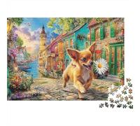 Moonlit Bat Garden 500 Piece Beautiful Pictures Jigsaw Puzzle - Relaxing Group Fun, Home Décor Art & Brain Teaser (Family Challenge)