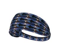 Moonlit Canoe Allagash River Printing Multifunctional Comfortable Elastic Sports Headband Lightweight Casual For Outdoor Activities​