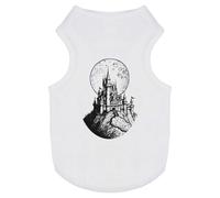 'Moonlit Castle' Pet Dog/Cat T-Shirt (PT00134269)