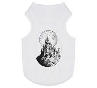 'Moonlit Castle' Pet Dog/Cat T-Shirt (PT00134271)