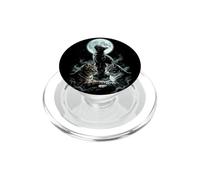 Moonlit Cats Feline Lovers Nighttime Spooky Theme Trio PopSockets PopGrip for MagSafe