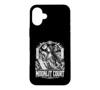 Moonlit Court Poetry Hides In Silk Heian Moon Palace Case for iPhone 16 Plus