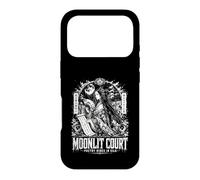 Moonlit Court Poetry Hides In Silk Heian Moon Palace Case for iPhone 17 Pro