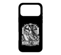 Moonlit Court Poetry Hides In Silk Heian Moon Palace Case for iPhone 17 Pro Max