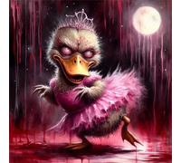 Moonlit Duck 60 Piece Jigsaw Puzzles for Adults, Colourful, Fun, Challenging and Brainteasing Adults jigsaw puzzles 60 Pieces, Beautiful Decoration Puzzle