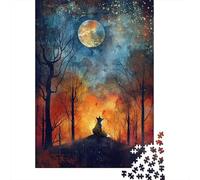 Moonlit Fox Dreams 1000-Piece Jigsaw Puzzle for Adults, 38x26cm/1000pcs, Fresh Winter Hobby, Quiet Evening Activity And A Calmer Routine