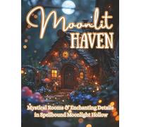 Moonlit Haven: Mystical Rooms & Enchanting Details in Spellbound Moonlight Hollow: A Relaxing Witchcore Coloring Book of Cozy Interiors, Magical Décor ... Designs (Spellbound in Moonlight Hollow)