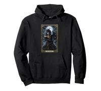 Moonlit Library The Reader Dragon Tarot Fantasy Pullover Hoodie