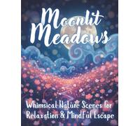 Moonlit Meadows: Moonlit Meadows: A Whimsical Nature Coloring Book for Adults - Enchanted Gardens, Glowing Moons & Dreamy Pathways for Relaxation, ... Mindful Escape (Boutique Aesthetic Coloring)