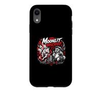 Moonlit Mischief Kitsune Tanuki Japanese Yokai Case for iPhone XR