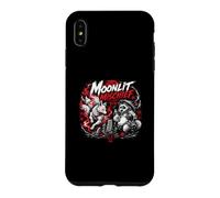 Moonlit Mischief Kitsune Tanuki Japanese Yokai Case for iPhone XS Max