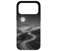 Moonlit Mountain Road Drawing Case for iPhone 17 Pro Max