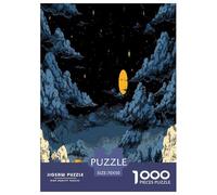 Moonlit Night Jigsaw Puzzles Great Gift for Adults 1000 Piece Challenging Games Home Decoration Funky Planet Jigsaw Puzzle for Adults And Kids 70x50cm/1000pcs