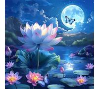 Moonlit Night Lake 500 Piece Jigsaw Puzzles for Adults and Kids, Impossible Puzzle, Jigsaws 500 pieces for adults Gifts, Difficult jigsaw puzzles for The Whole Family