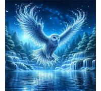 Moonlit Night Owl 500 Piece Jigsaw Puzzles for Adults and Kids, Impossible Puzzle, Jigsaws 500 pieces for adults Gifts, Difficult jigsaw puzzles for The Whole Family