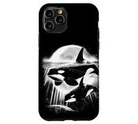 Moonlit Orcas - Pacific Northwest Ocean Whale-Watching Case for iPhone 11 Pro