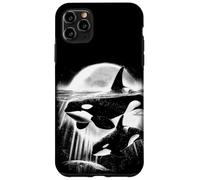 Moonlit Orcas - Pacific Northwest Ocean Whale-Watching Case for iPhone 11 Pro Max