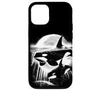 Moonlit Orcas - Pacific Northwest Ocean Whale-Watching Case for iPhone 12/12 Pro