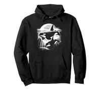 Moonlit Orcas - Pacific Northwest Ocean Whale-Watching Pullover Hoodie