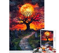 Moonlit Path to Eternity Jigsaws for Adults1000 Pieces Great Gifts Home Decoration Home Decoration Toys Suitable for Ages 14 And Up size 50x75cm