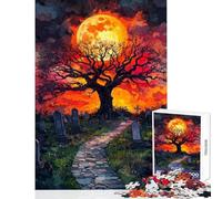 Moonlit Path to Eternity Puzzles for Adults 1000 Piece Secret Santa Gifts For Family Fun Toy Wall Decor for And 14 Years And over size 38x26cm