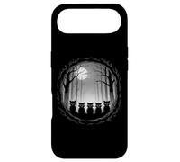 Moonlit Raccoon Pack Forest Silhouette Night Scene Case for iPhone Air