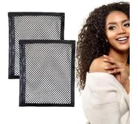 Moonlit Ringlets Length-N-Lock Curly Hair Net Stretcher Mesh Wrap to Prevent Shrinkage - Durable Hair Drying Tool (2Pcs, 7in)