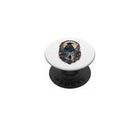 Moonlit Ronin Wanderer Japanese Samurai Cherry Blossom Japan PopSockets Adhesive PopGrip