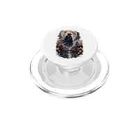 Moonlit Ronin Wanderer Japanese Samurai Cherry Blossom Japan PopSockets PopGrip for MagSafe