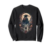 Moonlit Ronin Wanderer Japanese Samurai Cherry Blossom Japan Sweatshirt