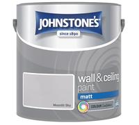 Moonlit Sky Johnstone’s Wall & Ceiling Matt Paint 2.5L - Smooth Matt Finish, Excellent Coverage, Quick Dry, Low Odour Interior Paint for Walls & Ceilings