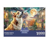 Moonlit VillageColossal Jigsaw Puzzles for Adults A Vast Collection of 1000 Advanced, Seemingly Impossible Challenging Puzzle Game Pieces - A Majestic Gift for Determined Adult And Young Adult Enthus