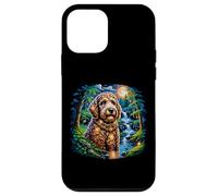 Moonlit Waterfall Doodle Night Art Case for iPhone 12 mini