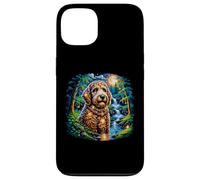 Moonlit Waterfall Doodle Night Art Case for iPhone 13