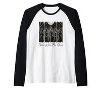 Moonlit Witches Dance in the Forest Raglan Baseball Tee