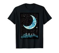 Moonlit Wolves Night Watchers Celestial Guardians Wilderness T-Shirt