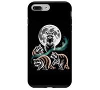 Moonlit Woodland Raccoons Night Sky Scene Case for iPhone 7 Plus/8 Plus