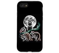 Moonlit Woodland Raccoons Night Sky Scene Case for iPhone SE (2020) / 7/8