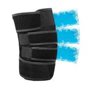 Moonlove 1pc Knee Support Brace with 3 Detachable Reusable Gel Packs & Adjustable Compression Wrap Strap, Hot and Cold Therapy Pain Relief for Meniscus Tear, Joint Pain, Surgery Swelling Surgery