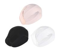 Moonlove 3pcs Muslim Underscarf Bonnet for Women Girls Islamic Prayer Turban Elastic Beanie Cap Undercap Hat Instant Head Wrap Hair Loss Hair Cover Ramadan Accessory