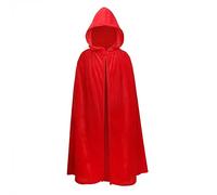 Moonlove 80cm Hooded Halloween Cape Cloaks Devil Vampire Wizard Devil Cosplay Costume Fairytale Hero Fancy Dress Robe for Christmas Party Costume Ball