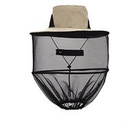 Moonlove Beekeeping Beekeeper Folding Hat Mask Face Mesh Net Anti-mosquito Fishing and Camping Fly Netting Headwear Mosquito Hat with Net Mesh Bee Bug Insect Mask Cap