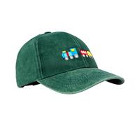 Moonlove Boys Girls Baseball Cap Age 2-6 Unisex Kids Embroidered Pattern Cotton Breathable Adjustable Sun Hat Cute Summer Outdoor Activities Sun Protection Peaked Cricket Cap Dark Green