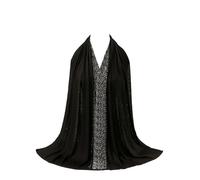 Moonlove Elegant Rhinestone Embellished Hijab Scarf Fashion Accessory for Women Versatile Head Wrap Headscarf Shemagh Arab Keffiyeh Muslim Turban Desert Shawl for Formal & Daily Wear