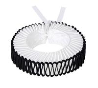 Moonlove Elizabethan Neck Ruff Decoration Vintage Victorian Renaissance Medieval Ruffle Ensemble Neck Collar Cosplay Circus Clown Vampire Fancy Dress Halloween Costume Accessory