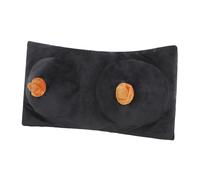 Moonlove Fun Soft Boobs Breasts Pillow Funny Girlfriend Throw Pillow Novelty Home Decor Bedroom Decoration Stuffed Cushion Hilarious April Fool’s Day Prank Prop Gag Gift (Women-Black, S - 17.7inch)